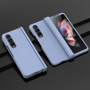 For Samsung Galaxy Z Fold4 5G PC Skin Feel Folding Phone Case(Sky Blue)