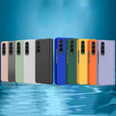 For Samsung Galaxy Z Fold4 5G PC Skin Feel Folding Phone Case(Light Purple)