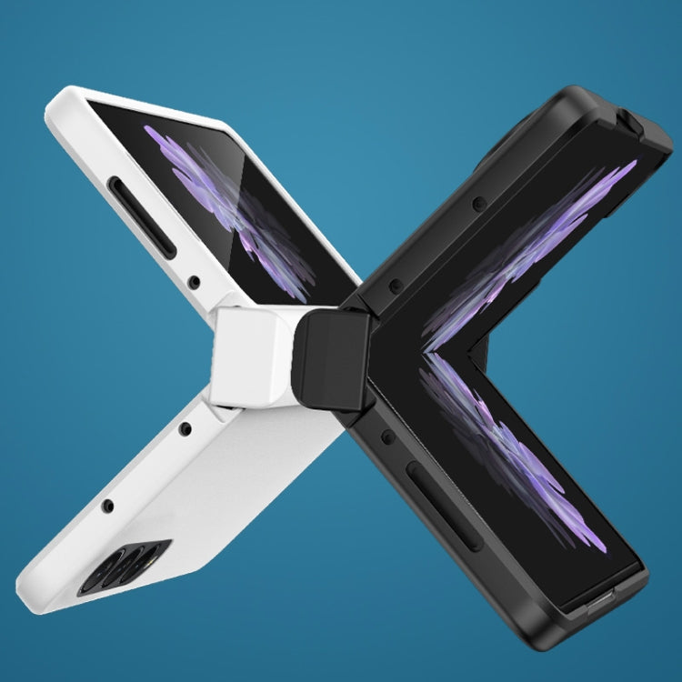 For Samsung Galaxy Z Fold4 5G PC Skin Feel Folding Phone Case(Black)