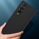 For Samsung Galaxy Z Fold4 5G PC Skin Feel Folding Phone Case(Black)