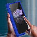For Samsung Galaxy Z Fold4 5G PC Skin Feel Folding Phone Case(Sky Blue)