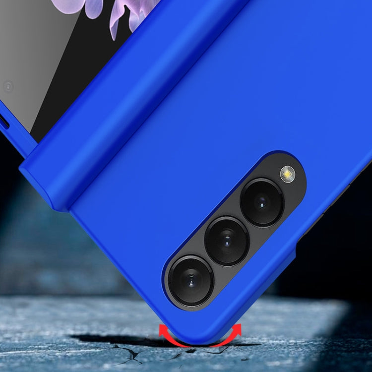 For Samsung Galaxy Z Fold4 5G PC Skin Feel Folding Phone Case(Black)