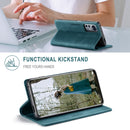 For Xiaomi 12 / 12X AutSpace A01 Retro Skin-feel Crazy Horse RFID Leather Phone Case(Blue)