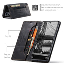 For Xiaomi 12 Lite AutSpace A01 Retro Skin-feel Crazy Horse RFID Leather Phone Case(Black)