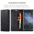 For Xiaomi 12 Pro AutSpace A01 Retro Skin-feel Crazy Horse RFID Leather Phone Case(Black)