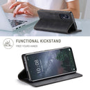 For Xiaomi 12 Pro AutSpace A01 Retro Skin-feel Crazy Horse RFID Leather Phone Case(Black)