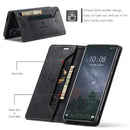 For Xiaomi 12 Pro AutSpace A01 Retro Skin-feel Crazy Horse RFID Leather Phone Case(Black)