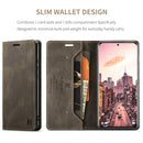 For Xiaomi 12 Pro AutSpace A01 Retro Skin-feel Crazy Horse RFID Leather Phone Case(Coffee)