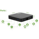 Tanix W2 Amlogic S905 Quad Core Smart TV Set Top Box, RAM:2G+16G(EU Plug)