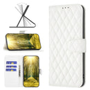 For Samsung Galaxy A51 4G Diamond Lattice Wallet Leather Flip Phone Case(White)