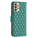 For Samsung Galaxy A33 5G Diamond Lattice Wallet Leather Flip Phone Case(Green)