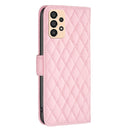 For Samsung Galaxy A33 5G Diamond Lattice Wallet Leather Flip Phone Case(Pink)