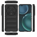 For Honor Magic4 Pro Magic Shield TPU + Flannel Phone Case(Black)