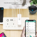 WIFI 13A SM-SO301-K 4 Holes + 4 USB Multi-purpose Smart Power Strip, UK Plug