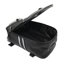 Motorcycle Waterproof PU Leather Rack Rear Carrier Bag, Capacity: 8L with Rain Cover