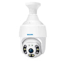 ESCAM PT209 1080P E27 Two-way Voice Smart APP Wireless WiFi PT Night Vision Dome Camera(White)