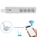 WiFi 10A SM-SO306-E 4 Holes + 2 USB Multi-purpose Smart Power Strip, EU Plug