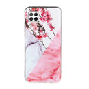 For Huawei P40 lite Marble Pattern Soft TPU Protective Case(Plum Blossom)