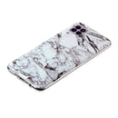 For Huawei P40 lite Marble Pattern Soft TPU Protective Case(White)
