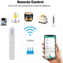 ZigBee 16A SM-SO306-K 4 Holes + 2 USB Multi-purpose Smart Power Strip, UK Plug