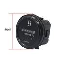 Mechanical Chronograph Marine Boat Engine Round ACDC Truck Chrono Hour Meter
