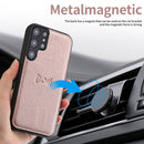 For Samsung Galaxy S22 Ultra 5G Litchi Texture Magnetic Detachable Wallet Leather Phone Case(Rose Gold)