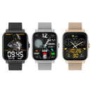 GT30 1.69 inch TFT Screen Smart Watch, Steel Bnad IP67 Waterproof Support Bluetooth Call / Multiple Sports Modes(Gold)