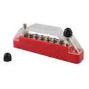 A7465-02 6 Way Power Distribution Block 4 x M6 Terminal Studs with 2 Fixing Screws