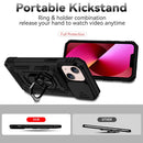 Sliding Camshield Holder Phone Case For iPhone 14(Black)