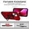 Sliding Camshield Holder Phone Case For iPhone 14(Red)