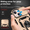 Sliding Camshield Holder Phone Case For iPhone 14(Gold)