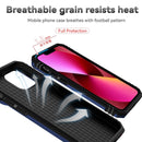 Sliding Camshield Holder Phone Case For iPhone 14(Blue)