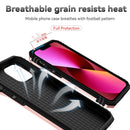 Sliding Camshield Holder Phone Case For iPhone 14(Rose Gold)