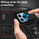 Sliding Camshield Holder Phone Case For iPhone 14 Pro Max(Black)