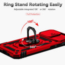 Sliding Camshield Holder Phone Case For iPhone 14 Pro Max(Red)
