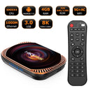 MECOOL HK1RBOX X4 4K TV Box, Android 11 Amlogic S905X4 CPU with RC 4GB+32GB(UK Plug)