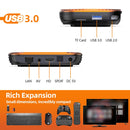 MECOOL HK1RBOX X4 4K TV Box, Android 11 Amlogic S905X4 CPU with RC 4GB+32GB(EU Plug)