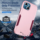 Pioneer Armor Heavy Duty Shockproof Phone Case For iPhone 14(Pink)