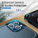 Pioneer Armor Heavy Duty Shockproof Phone Case For iPhone 14 Pro Max(Blue)