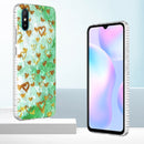 For Xiaomi Redmi 9A / Redmi 9i India 2.0mm Airbag Shockproof TPU Phone Case(Gold Heart)