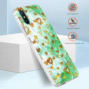 For Xiaomi Redmi 9A / Redmi 9i India 2.0mm Airbag Shockproof TPU Phone Case(Gold Heart)
