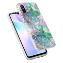 For Xiaomi Redmi 9A / Redmi 9i India 2.0mm Airbag Shockproof TPU Phone Case(Ink Green Marble)
