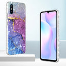 For Xiaomi Redmi 9A / Redmi 9i India 2.0mm Airbag Shockproof TPU Phone Case(Blue Purple Marble)