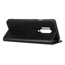 For OnePlus 8 Pro Magnetic Crazy Horse Texture Horizontal Flip Leather Case with Holder & Card Slots & Wallet(Black)