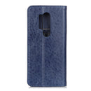 For OnePlus 8 Pro Magnetic Crazy Horse Texture Horizontal Flip Leather Case with Holder & Card Slots & Wallet(Blue)
