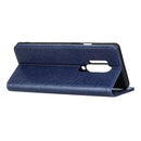For OnePlus 8 Pro Magnetic Crazy Horse Texture Horizontal Flip Leather Case with Holder & Card Slots & Wallet(Blue)