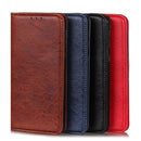 For OnePlus 8 Pro Magnetic Crazy Horse Texture Horizontal Flip Leather Case with Holder & Card Slots & Wallet(Blue)