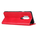 For OnePlus 8 Pro Magnetic Crazy Horse Texture Horizontal Flip Leather Case with Holder & Card Slots & Wallet(Red)