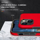 Magnetic Ring Kickstand Shockproof Phone Case For iPhone 14 Max(Red)