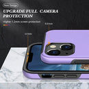 Magnetic Ring Kickstand Shockproof Phone Case For iPhone 14 Max(Purple)